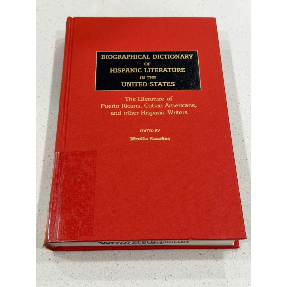Biographical Dictionary of Hispanic Literature in the United States Kanellos Red